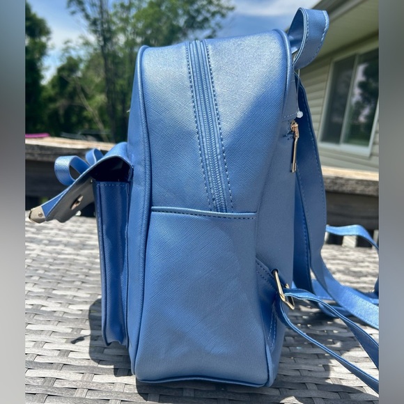 NWOT Women’s 3pc Vegan Leather Mini Backpack Shoulder Bag & Card Wallet​ - Picture 8 of 12